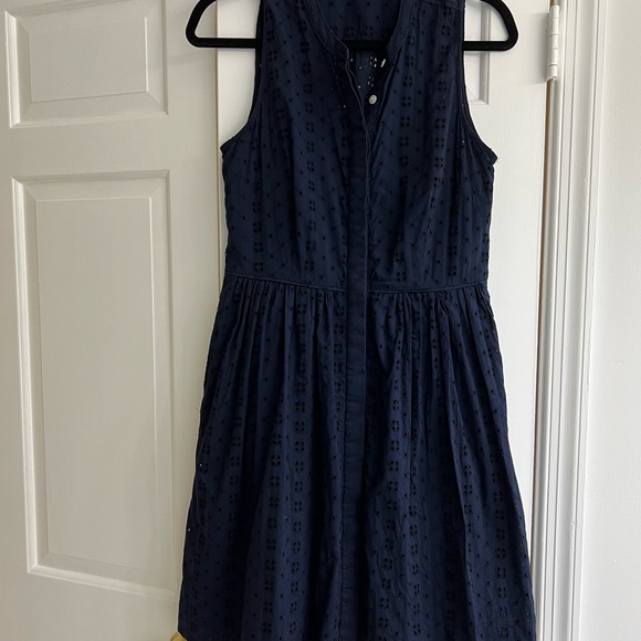 J Crew navy sleeveless dress - Picture 4 of 4